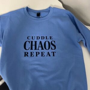 Cuddle CHAOS Repeat -  Crewneck